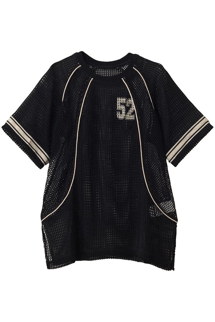 【メゾンスペシャル/MAISON SPECIAL】のNumbering Mesh T-Shirt/ナンバリングメッシュTシャツ インテリア・キッズ・メンズ・レディースファッション・服の通販 founy(ファウニー) https://founy.com/ ファッション Fashion レディースファッション Fashion for Women トップス・カットソー Cut & Sew Tops シャツ・ブラウス・オフィスカジュアル Elegant Blouses & Button-Ups ロングTシャツ・Tシャツ Longline T-Shirts & Tees カットソー・ベーシックTシャツ Cut-and-Sewn Tops / Stretch Tees & Basics インナー Innerwear シアー Sheer, See-Through ショート Short, Short Length スリーブ Sleeve, Long Sleeve / Short Sleeve ドッキング Docking, Mixed Material ビッグ Big, Oversized プリント Print, Printed Pattern メッシュ Mesh, Net Fabric 夏 Summer |ID: prp329100004932492 ipo3291000000037021690