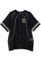 【メゾンスペシャル/MAISON SPECIAL】のNumbering Mesh T-Shirt/ナンバリングメッシュTシャツ 人気、トレンドファッション・服の通販 founy(ファニー) ファッション Fashion レディースファッション Fashion for Women トップス・カットソー Cut & Sew Tops シャツ・ブラウス・オフィスカジュアル Elegant Blouses & Button-Ups ロングTシャツ・Tシャツ Longline T-Shirts & Tees カットソー・ベーシックTシャツ Cut-and-Sewn Tops / Stretch Tees & Basics インナー Innerwear シアー Sheer, See-Through ショート Short, Short Length スリーブ Sleeve, Long Sleeve / Short Sleeve ドッキング Docking, Mixed Material ビッグ Big, Oversized プリント Print, Printed Pattern メッシュ Mesh, Net Fabric 再入荷 Restock / Back in Stock 夏 Summer thumbnail BLK(ブラック)|ID: prp329100004932492 ipo3291000000037021691