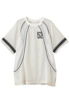 【メゾンスペシャル/MAISON SPECIAL】のNumbering Mesh T-Shirt/ナンバリングメッシュTシャツ 人気、トレンドファッション・服の通販 founy(ファニー) ファッション Fashion レディースファッション Fashion for Women トップス・カットソー Cut & Sew Tops シャツ・ブラウス・オフィスカジュアル Elegant Blouses & Button-Ups ロングTシャツ・Tシャツ Longline T-Shirts & Tees カットソー・ベーシックTシャツ Cut-and-Sewn Tops / Stretch Tees & Basics インナー Innerwear シアー Sheer, See-Through ショート Short, Short Length スリーブ Sleeve, Long Sleeve / Short Sleeve ドッキング Docking, Mixed Material ビッグ Big, Oversized プリント Print, Printed Pattern メッシュ Mesh, Net Fabric 再入荷 Restock / Back in Stock 夏 Summer thumbnail WHT(ホワイト)|ID: prp329100004932492 ipo3291000000037021692