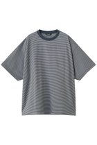 【エビコン/EVCON】の【UNISEX】MERCERIZATION BORDER WIDE S/S TEE 人気、トレンドファッション・服の通販 founy(ファニー) ファッション Fashion レディースファッション Fashion for Women トップス・カットソー Cut & Sew Tops シャツ・ブラウス・オフィスカジュアル Elegant Blouses & Button-Ups ロングTシャツ・Tシャツ Longline T-Shirts & Tees カットソー・ベーシックTシャツ Cut-and-Sewn Tops / Stretch Tees & Basics ユニセックス Unisex, Genderless ショート Short, Short Length スリーブ Sleeve, Long Sleeve / Short Sleeve ボーダー Border, Stripe ワイド Wide, Wide Fit 夏 Summer S/S・春夏 SS, Spring/Summer, Warm Season thumbnail CHARCOAL|ID: prp329100004932493 ipo3291000000037021701