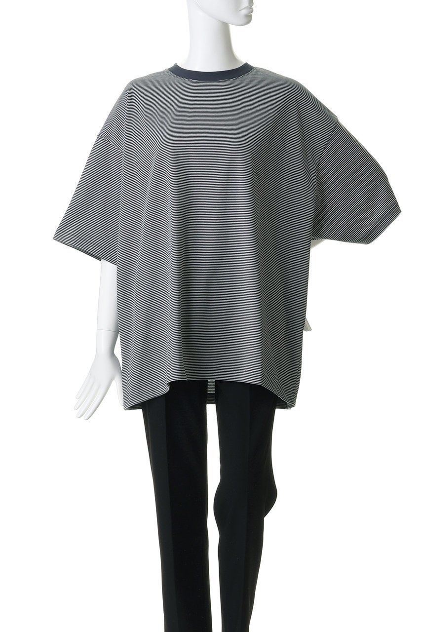 【エビコン/EVCON】の【UNISEX】MERCERIZATION BORDER WIDE S/S TEE 人気、トレンドファッション・服の通販 founy(ファニー) 　ファッション　Fashion　レディースファッション　Fashion for Women　トップス・カットソー　Cut & Sew Tops　シャツ・ブラウス・オフィスカジュアル　Elegant Blouses & Button-Ups　ロングTシャツ・Tシャツ　Longline T-Shirts & Tees　カットソー・ベーシックTシャツ　Cut-and-Sewn Tops / Stretch Tees & Basics　ユニセックス　Unisex, Genderless　ショート　Short, Short Length　スリーブ　Sleeve, Long Sleeve / Short Sleeve　ボーダー　Border, Stripe　ワイド　Wide, Wide Fit　夏　Summer　S/S・春夏　SS, Spring/Summer, Warm Season　other-2|ID: prp329100004932493 ipo3291000000037021702