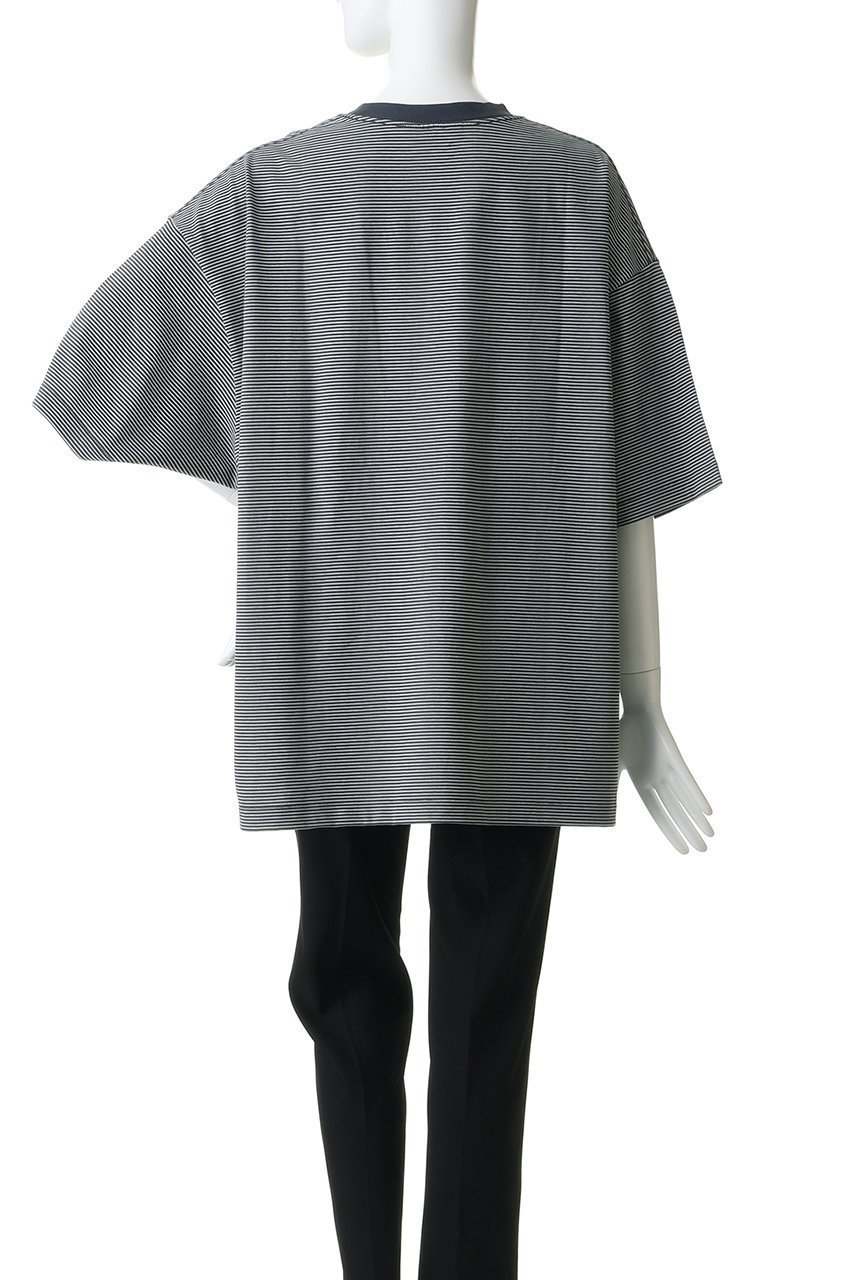 【エビコン/EVCON】の【UNISEX】MERCERIZATION BORDER WIDE S/S TEE 人気、トレンドファッション・服の通販 founy(ファニー) 　ファッション　Fashion　レディースファッション　Fashion for Women　トップス・カットソー　Cut & Sew Tops　シャツ・ブラウス・オフィスカジュアル　Elegant Blouses & Button-Ups　ロングTシャツ・Tシャツ　Longline T-Shirts & Tees　カットソー・ベーシックTシャツ　Cut-and-Sewn Tops / Stretch Tees & Basics　ユニセックス　Unisex, Genderless　ショート　Short, Short Length　スリーブ　Sleeve, Long Sleeve / Short Sleeve　ボーダー　Border, Stripe　ワイド　Wide, Wide Fit　夏　Summer　S/S・春夏　SS, Spring/Summer, Warm Season　other-4|ID: prp329100004932493 ipo3291000000037021704