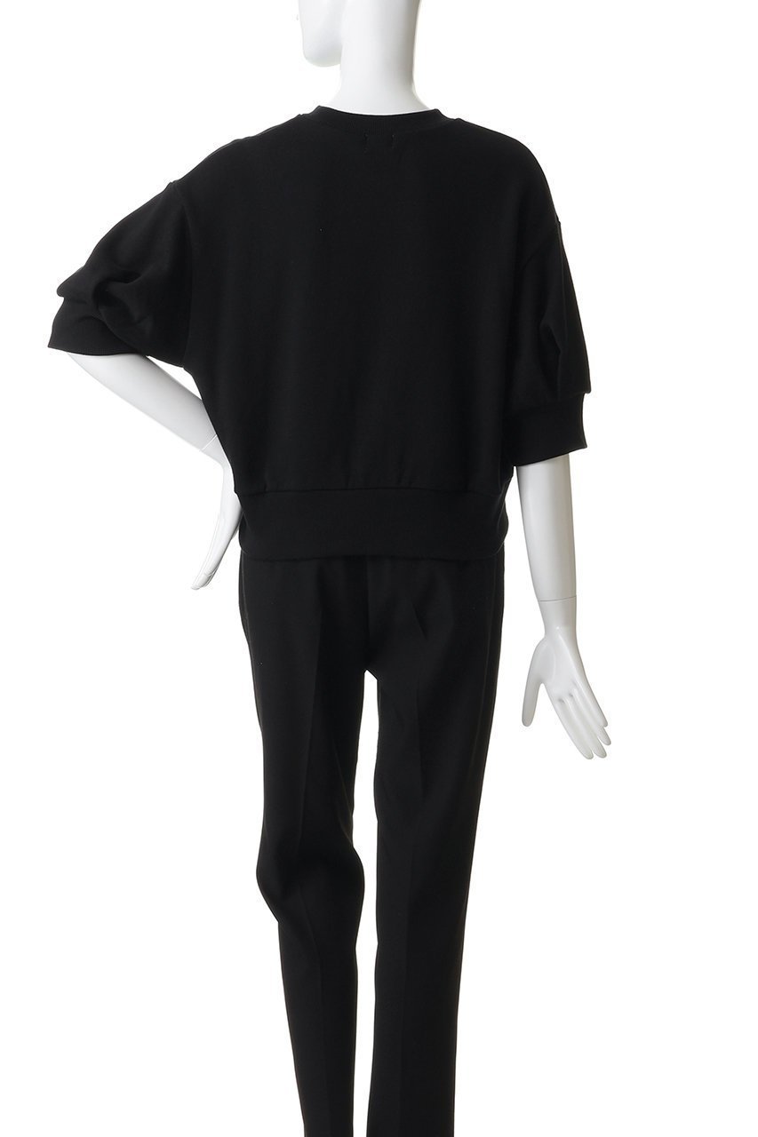 【マノフ/MANOF】のPUFFSLEEVE SWEAT TOPS 人気、トレンドファッション・服の通販 founy(ファニー) 　ファッション　Fashion　レディースファッション　Fashion for Women　トップス・カットソー　Cut & Sew Tops　シャツ・ブラウス・オフィスカジュアル　Elegant Blouses & Button-Ups　レディースパーカー・カジュアルフーディー　Casual Hoodies & Sweatshirts　ロングTシャツ・Tシャツ　Longline T-Shirts & Tees　スウェット・クルーネックトップス　Sweatshirts & Crewnecks / Relaxed Fit Sweat Tops　カットソー・ベーシックTシャツ　Cut-and-Sewn Tops / Stretch Tees & Basics　クロップド　Cropped, Short Length　シンプル　Simple, Minimal　スリーブ　Sleeve, Long Sleeve / Short Sleeve　半袖　Short Sleeve, Half Sleeve　other-4|ID: prp329100004932494 ipo3291000000037021712