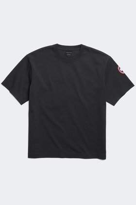 【カナダグース/CANADA GOOSE】の1622W Roam T-shirt ローム Tシャツ 人気、トレンドファッション・服の通販 founy(ファニー) ファッション Fashion レディースファッション Fashion for Women トップス・カットソー Cut & Sew Tops シャツ・ブラウス・オフィスカジュアル Elegant Blouses & Button-Ups ロングTシャツ・Tシャツ Longline T-Shirts & Tees カットソー・ベーシックTシャツ Cut-and-Sewn Tops / Stretch Tees & Basics なめらか Smooth, Silky Texture ショート Short, Short Length シンプル Simple, Minimal スリーブ Sleeve, Long Sleeve / Short Sleeve リブニット Rib Knit, Ribbed Knit |ID:prp329100004932496