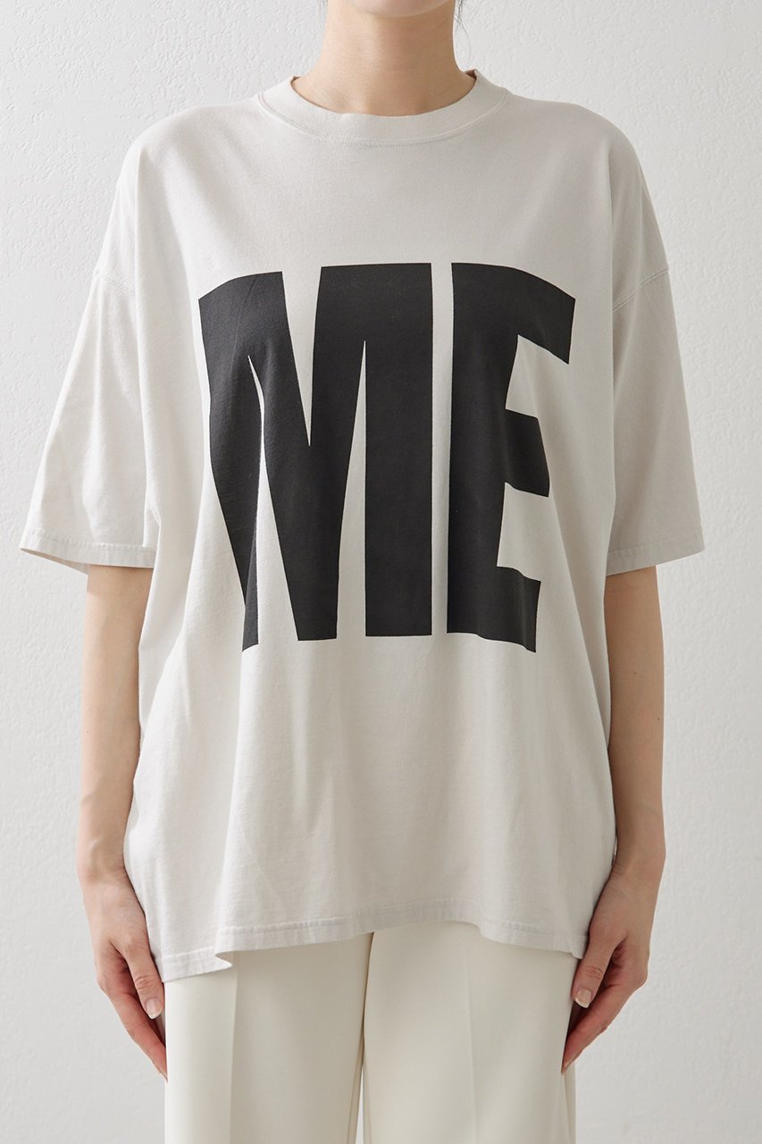 【ウィムガゼット/Whim Gazette】の【KATHARINE HAMNETT】別注ME Tシャツ 人気、トレンドファッション・服の通販 founy(ファニー) 　ファッション　Fashion　レディースファッション　Fashion for Women　トップス・カットソー　Cut & Sew Tops　シャツ・ブラウス・オフィスカジュアル　Elegant Blouses & Button-Ups　ロングTシャツ・Tシャツ　Longline T-Shirts & Tees　カットソー・ベーシックTシャツ　Cut-and-Sewn Tops / Stretch Tees & Basics　オーガニック　Organic Cotton　ショート　Short, Short Length　スペシャル　Special, Limited Edition　スリーブ　Sleeve, Long Sleeve / Short Sleeve　なめらか　Smooth, Silky Texture　バランス　Balance, Style Balance　フロント　Front, Front Design　別注　Limited Edition, Custom Order　other-6|ID: prp329100004932497 ipo3291000000037021730