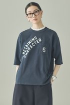 【カレンソロジー/Curensology】の【UNIVERSAL OVERALL】ポケットTシャツ 人気、トレンドファッション・服の通販 founy(ファニー) ファッション Fashion レディースファッション Fashion for Women トップス・カットソー Cut & Sew Tops シャツ・ブラウス・オフィスカジュアル Elegant Blouses & Button-Ups ロングTシャツ・Tシャツ Longline T-Shirts & Tees カットソー・ベーシックTシャツ Cut-and-Sewn Tops / Stretch Tees & Basics ショート Short, Short Length スリーブ Sleeve, Long Sleeve / Short Sleeve ダメージ Distressed, Destroyed バランス Balance, Style Balance ポケット Pocket, Pocket Detail 別注 Limited Edition, Custom Order thumbnail ネイビー|ID: prp329100004932501 ipo3291000000037021762