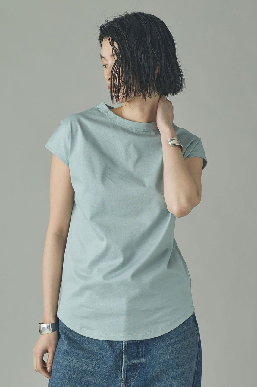 【カレンソロジー/Curensology】のノースリーブプルオーバー インテリア・キッズ・メンズ・レディースファッション・服の通販 founy(ファニー) 　ファッション　Fashion　レディースファッション　Fashion for Women　トップス・カットソー　Cut & Sew Tops　キャミソール&ノースリーブ　Camisoles & Sleeveless Tops　シャツ・ブラウス・オフィスカジュアル　Elegant Blouses & Button-Ups　ロングTシャツ・Tシャツ　Longline T-Shirts & Tees　カジュアルプルオーバー・ニットトップス　Pullovers & Knit Tops / Casual Pullovers　カットソー・ベーシックTシャツ　Cut-and-Sewn Tops / Stretch Tees & Basics　なめらか　Smooth, Silky Texture　インナー　Innerwear　ショート　Short, Short Length　シンプル　Simple, Minimal　スリーブ　Sleeve, Long Sleeve / Short Sleeve　ドロップ　Drop Shoulder, Dropped Style　ノースリーブ　Sleeveless, No-Sleeve　再入荷　Restock / Back in Stock　定番　Standard, Basic Item　サックスブルー|ID: prp329100004932502 ipo3291000000037021777