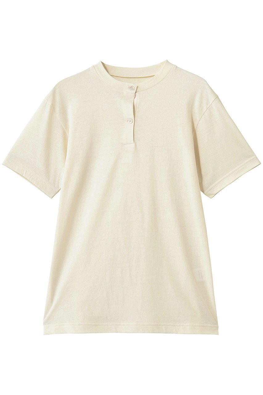 【フジ/FUJI】のCOTTON HENRY NECK S/S T-SHIRTS 人気、トレンドファッション・服の通販 founy(ファニー) 　ファッション　Fashion　レディースファッション　Fashion for Women　トップス・カットソー　Cut & Sew Tops　シャツ・ブラウス・オフィスカジュアル　Elegant Blouses & Button-Ups　ロングTシャツ・Tシャツ　Longline T-Shirts & Tees　カットソー・ベーシックTシャツ　Cut-and-Sewn Tops / Stretch Tees & Basics　インナー　Innerwear　コンパクト　Compact, Small Size　ショート　Short, Short Length　スリーブ　Sleeve, Long Sleeve / Short Sleeve　夏　Summer　S/S・春夏　SS, Spring/Summer, Warm Season　 other-1|ID: prp329100004932503 ipo3291000000037021784