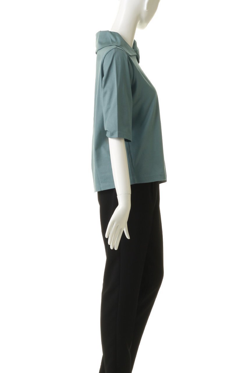 【ミズイロ インド/mizuiro ind】のasymmetry collar P/O プルオーバー 人気、トレンドファッション・服の通販 founy(ファニー) 　ファッション　Fashion　レディースファッション　Fashion for Women　トップス・カットソー　Cut & Sew Tops　シャツ・ブラウス・オフィスカジュアル　Elegant Blouses & Button-Ups　ロングTシャツ・Tシャツ　Longline T-Shirts & Tees　カジュアルプルオーバー・ニットトップス　Pullovers & Knit Tops / Casual Pullovers　カットソー・ベーシックTシャツ　Cut-and-Sewn Tops / Stretch Tees & Basics　アシンメトリー　Asymmetrical Style　ショート　Short, Short Length　スリーブ　Sleeve, Long Sleeve / Short Sleeve　エレガント 上品　Elegant　半袖　Short Sleeve, Half Sleeve　other-3|ID: prp329100004932506 ipo3291000000037021819