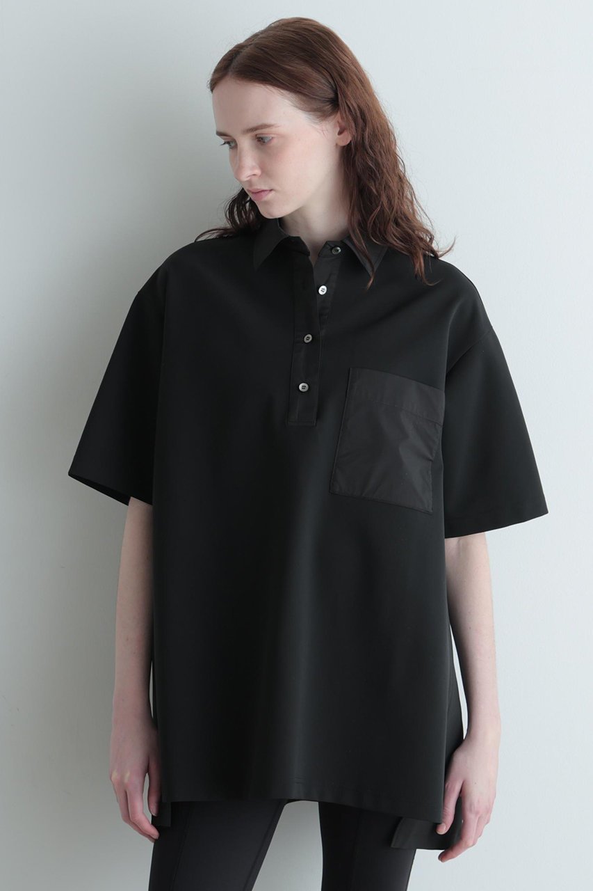 【ル フィル/LE PHIL】の《LE PHIL SPORTS》Aライントップス 人気、トレンドファッション・服の通販 founy(ファニー) 　ファッション　Fashion　レディースファッション　Fashion for Women　トップス・カットソー　Cut & Sew Tops　シャツ・ブラウス・オフィスカジュアル　Elegant Blouses & Button-Ups　ロングTシャツ・Tシャツ　Longline T-Shirts & Tees　カットソー・ベーシックTシャツ　Cut-and-Sewn Tops / Stretch Tees & Basics　スポーツウェア　Functional & Stylish Sportswear　スポーツ トップス　Athletic Tops / Workout Tops / Training Shirts　春　Spring　ショート　Short, Short Length　ストレッチ　Stretch, Stretchy Fabric　スリーブ　Sleeve, Long Sleeve / Short Sleeve　タフタ　Taffeta, Structured Fabric　ポケット　Pocket, Pocket Detail　ポロシャツ　Polo Shirt, Collared Tee　ミックス　Mix, Mixed Style　S/S・春夏　SS, Spring/Summer, Warm Season　再入荷　Restock / Back in Stock　夏　Summer　エレガント 上品　Elegant　other-2|ID: prp329100004932508 ipo3291000000037021863