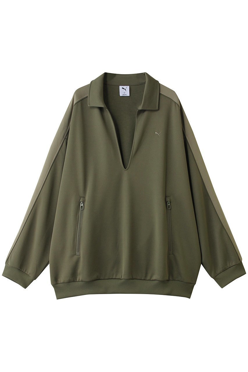 【プーマ/PUMA】の【UNISEX】【PROJECT PUMA PLUS】T7 SKIPPER JERSEY インテリア・キッズ・メンズ・レディースファッション・服の通販 founy(ファニー) 　ファッション　Fashion　レディースファッション　Fashion for Women　トップス・カットソー　Cut & Sew Tops　シャツ・ブラウス・オフィスカジュアル　Elegant Blouses & Button-Ups　ロングTシャツ・Tシャツ　Longline T-Shirts & Tees　カットソー・ベーシックTシャツ　Cut-and-Sewn Tops / Stretch Tees & Basics　ユニセックス　Unisex, Genderless　コレクション　Collection, Seasonal Line　スポーツ　Sports, Activewear　スポーティ　Sporty, Casual Athletic　スリーブ　Sleeve, Long Sleeve / Short Sleeve　ロング　Long, Long-Length　LODEN GREEN|ID: prp329100004932512 ipo3291000000037021898