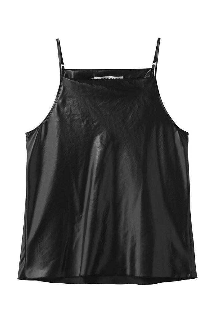 【プランク プロジェクト/PRANK PROJECT】のレザーサテンキャミ インテリア・キッズ・メンズ・レディースファッション・服の通販 founy(ファニー) https://founy.com/ ファッション Fashion レディースファッション Fashion for Women トップス・カットソー Cut & Sew Tops キャミソール&ノースリーブ Camisoles & Sleeveless Tops シャツ・ブラウス・オフィスカジュアル Elegant Blouses & Button-Ups ロングTシャツ・Tシャツ Longline T-Shirts & Tees カットソー・ベーシックTシャツ Cut-and-Sewn Tops / Stretch Tees & Basics とろみ Fluid, Flowy Fabric インナー Innerwear カッティング Cutting Detail キャミソール Camisole, Spaghetti Strap Top サテン Satin, Glossy Fabric ジャケット Jacket, Outerwear スクエア Square, Square Shape セットアップ Set-Up, Coordinated Outfit タンク Tank Top, Sleeveless Top ファブリック Fabric, Textile ヴィンテージ Vintage Style |ID: prp329100004932516 ipo3291000000037021926