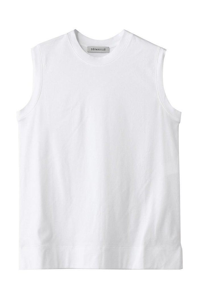 【デパリエ/DEPAREILLE】のスムースノースリーブTシャツ インテリア・キッズ・メンズ・レディースファッション・服の通販 founy(ファニー) https://founy.com/ ファッション Fashion レディースファッション Fashion for Women トップス・カットソー Cut & Sew Tops キャミソール&ノースリーブ Camisoles & Sleeveless Tops シャツ・ブラウス・オフィスカジュアル Elegant Blouses & Button-Ups ロングTシャツ・Tシャツ Longline T-Shirts & Tees カットソー・ベーシックTシャツ Cut-and-Sewn Tops / Stretch Tees & Basics なめらか Smooth, Silky Texture インナー Innerwear キャミソール Camisole, Spaghetti Strap Top シンプル Simple, Minimal ジャケット Jacket, Outerwear タンク Tank Top, Sleeveless Top ノースリーブ Sleeveless, No-Sleeve エレガント 上品 Elegant 再入荷 Restock / Back in Stock |ID: prp329100004932518 ipo3291000000037021945