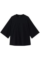 【ドメル/DOMELLE】のハイ ツイスト ジャージー Tシャツ 人気、トレンドファッション・服の通販 founy(ファニー) ファッション Fashion レディースファッション Fashion for Women トップス・カットソー Cut & Sew Tops シャツ・ブラウス・オフィスカジュアル Elegant Blouses & Button-Ups ロングTシャツ・Tシャツ Longline T-Shirts & Tees カットソー・ベーシックTシャツ Cut-and-Sewn Tops / Stretch Tees & Basics ショート Short, Short Length シンプル Simple, Minimal ストレート Straight, Straight Cut スリーブ Sleeve, Long Sleeve / Short Sleeve ツイスト Tweed, Tweed Fabric ツイード Twill, Twill Weave ビッグ Big, Oversized フォルム Silhouette, Form ミックス Mix, Mixed Style レース Lace, Lace Fabric thumbnail ブラック|ID: prp329100004932527 ipo3291000000037022030