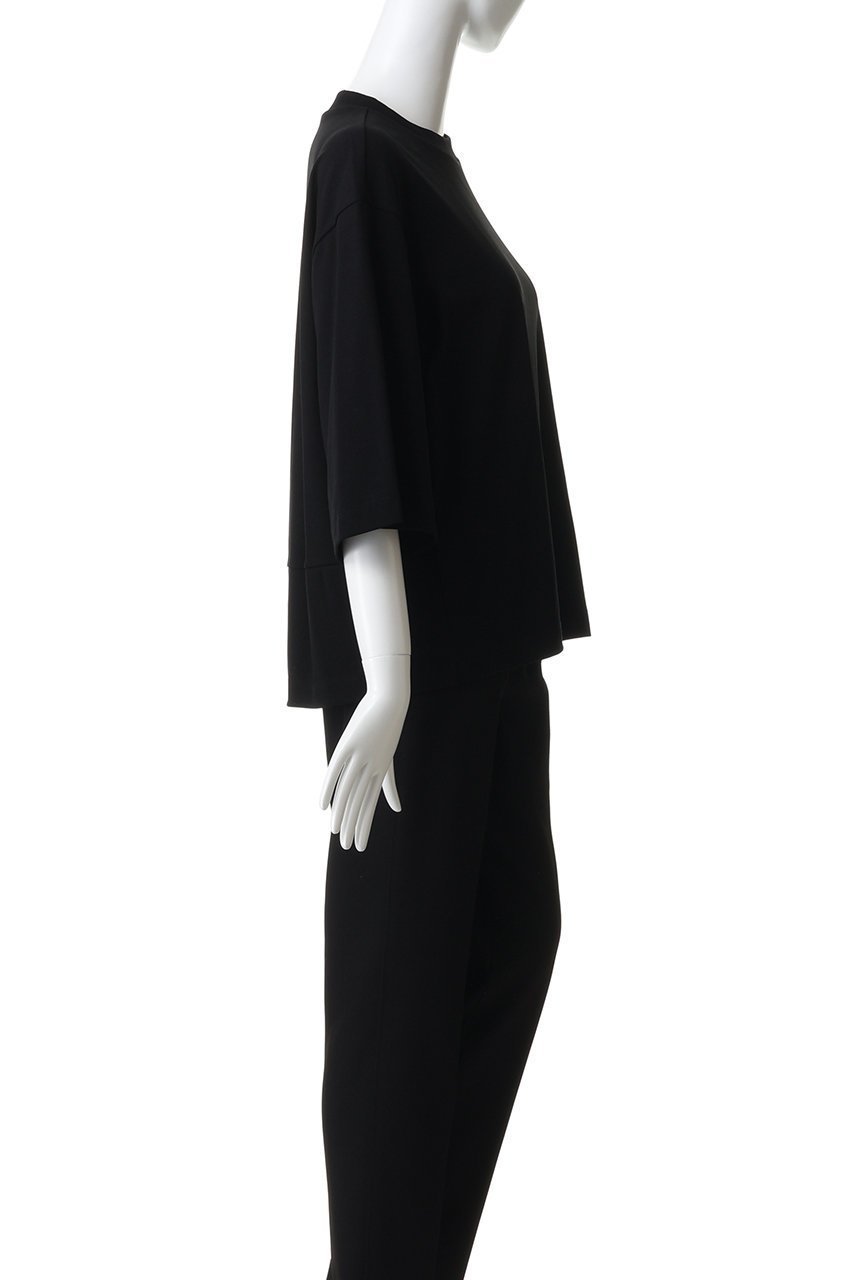 【ドメル/DOMELLE】のハイ ツイスト ジャージー Tシャツ 人気、トレンドファッション・服の通販 founy(ファニー) 　ファッション　Fashion　レディースファッション　Fashion for Women　トップス・カットソー　Cut & Sew Tops　シャツ・ブラウス・オフィスカジュアル　Elegant Blouses & Button-Ups　ロングTシャツ・Tシャツ　Longline T-Shirts & Tees　カットソー・ベーシックTシャツ　Cut-and-Sewn Tops / Stretch Tees & Basics　ショート　Short, Short Length　シンプル　Simple, Minimal　ストレート　Straight, Straight Cut　スリーブ　Sleeve, Long Sleeve / Short Sleeve　ツイスト　Tweed, Tweed Fabric　ツイード　Twill, Twill Weave　ビッグ　Big, Oversized　フォルム　Silhouette, Form　ミックス　Mix, Mixed Style　レース　Lace, Lace Fabric　other-3|ID: prp329100004932527 ipo3291000000037022032