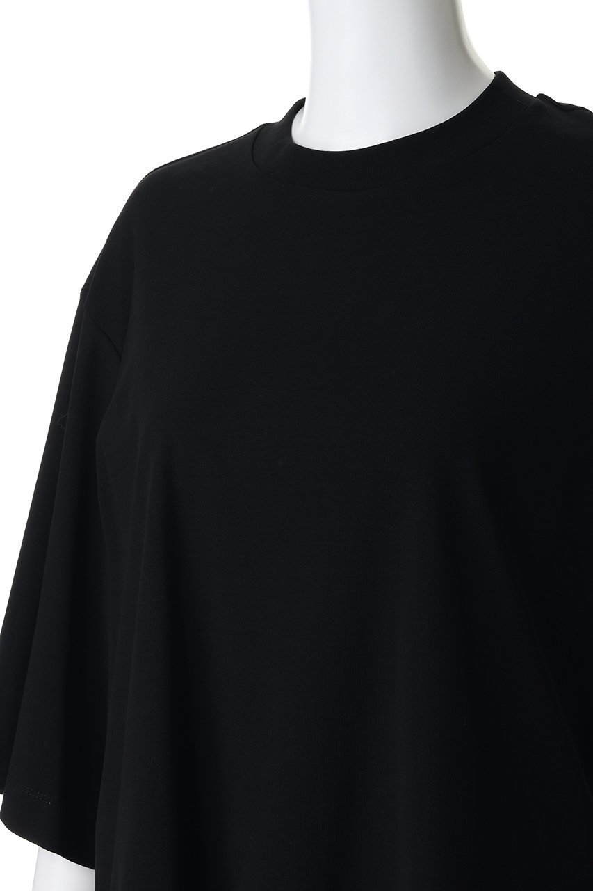 【ドメル/DOMELLE】のハイ ツイスト ジャージー Tシャツ 人気、トレンドファッション・服の通販 founy(ファニー) 　ファッション　Fashion　レディースファッション　Fashion for Women　トップス・カットソー　Cut & Sew Tops　シャツ・ブラウス・オフィスカジュアル　Elegant Blouses & Button-Ups　ロングTシャツ・Tシャツ　Longline T-Shirts & Tees　カットソー・ベーシックTシャツ　Cut-and-Sewn Tops / Stretch Tees & Basics　ショート　Short, Short Length　シンプル　Simple, Minimal　ストレート　Straight, Straight Cut　スリーブ　Sleeve, Long Sleeve / Short Sleeve　ツイスト　Tweed, Tweed Fabric　ツイード　Twill, Twill Weave　ビッグ　Big, Oversized　フォルム　Silhouette, Form　ミックス　Mix, Mixed Style　レース　Lace, Lace Fabric　other-5|ID: prp329100004932527 ipo3291000000037022034