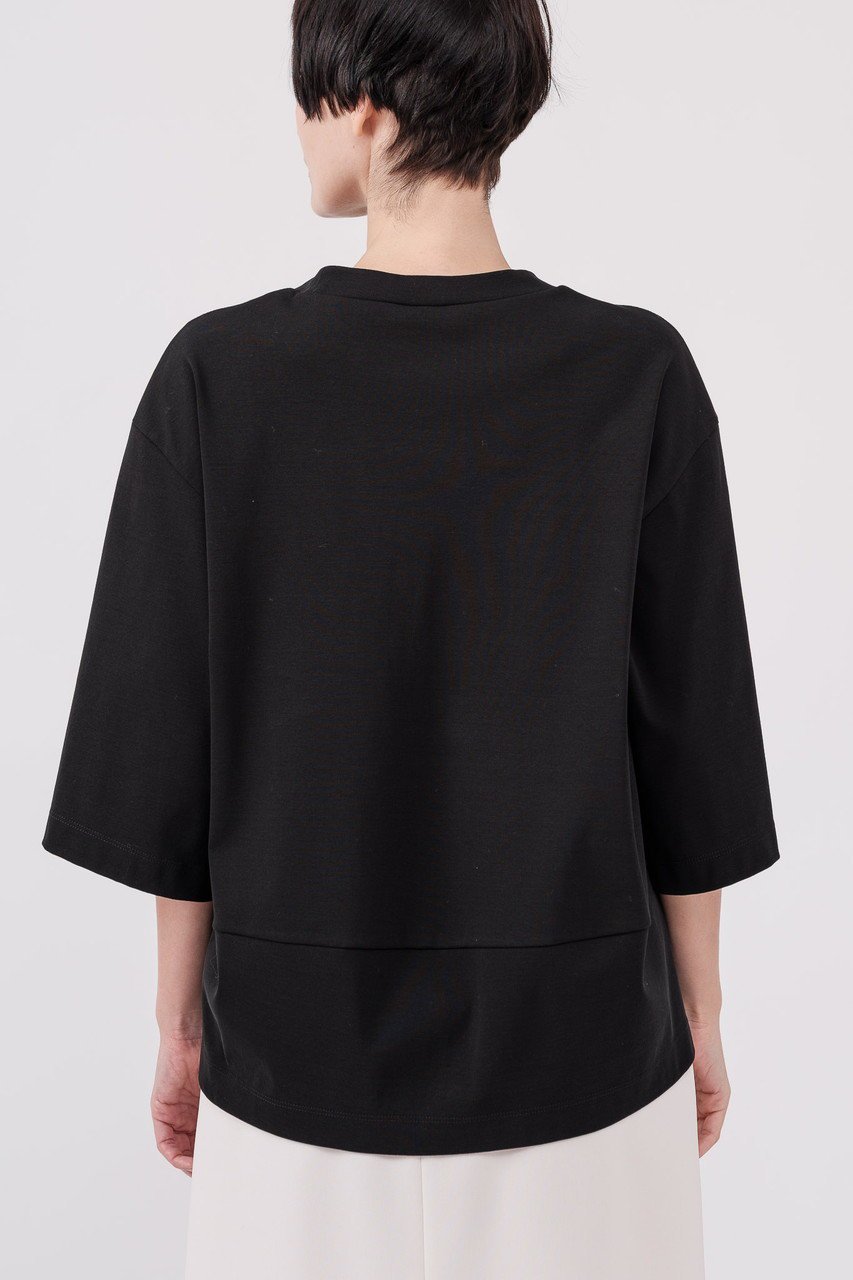 【ドメル/DOMELLE】のハイ ツイスト ジャージー Tシャツ 人気、トレンドファッション・服の通販 founy(ファニー) 　ファッション　Fashion　レディースファッション　Fashion for Women　トップス・カットソー　Cut & Sew Tops　シャツ・ブラウス・オフィスカジュアル　Elegant Blouses & Button-Ups　ロングTシャツ・Tシャツ　Longline T-Shirts & Tees　カットソー・ベーシックTシャツ　Cut-and-Sewn Tops / Stretch Tees & Basics　ショート　Short, Short Length　シンプル　Simple, Minimal　ストレート　Straight, Straight Cut　スリーブ　Sleeve, Long Sleeve / Short Sleeve　ツイスト　Tweed, Tweed Fabric　ツイード　Twill, Twill Weave　ビッグ　Big, Oversized　フォルム　Silhouette, Form　ミックス　Mix, Mixed Style　レース　Lace, Lace Fabric　other-8|ID: prp329100004932527 ipo3291000000037022037