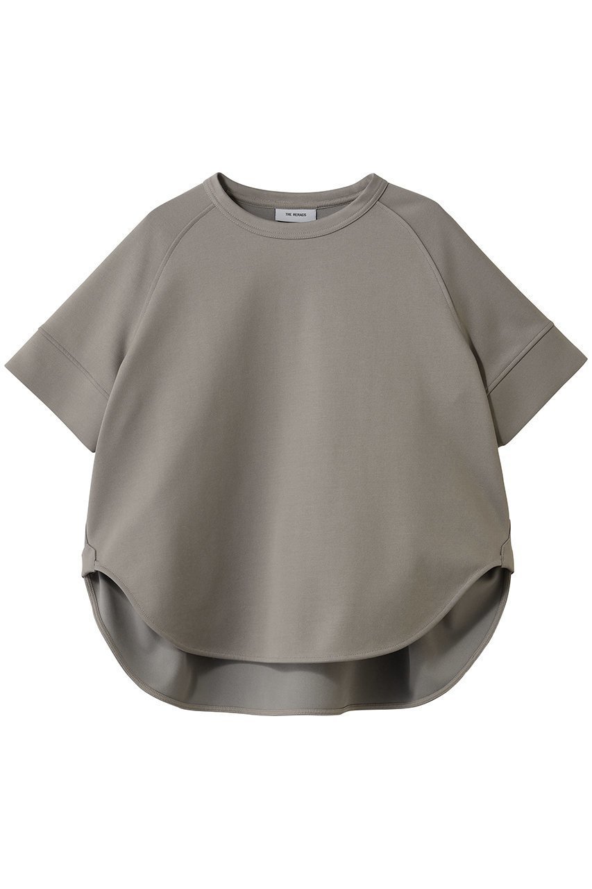 【ザ リラクス/THE RERACS】のAラインショートプルオーバー インテリア・キッズ・メンズ・レディースファッション・服の通販 founy(ファニー) 　ファッション　Fashion　レディースファッション　Fashion for Women　トップス・カットソー　Cut & Sew Tops　シャツ・ブラウス・オフィスカジュアル　Elegant Blouses & Button-Ups　ロングTシャツ・Tシャツ　Longline T-Shirts & Tees　カジュアルプルオーバー・ニットトップス　Pullovers & Knit Tops / Casual Pullovers　カットソー・ベーシックTシャツ　Cut-and-Sewn Tops / Stretch Tees & Basics　ショート　Short, Short Length　スリーブ　Sleeve, Long Sleeve / Short Sleeve　バランス　Balance, Style Balance　リラックス　Relax, Relaxed Fit　サンドストーン|ID: prp329100004932528 ipo3291000000037022043
