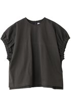 【サクラ/SACRA】のファインオーガニックコットンカットソー 人気、トレンドファッション・服の通販 founy(ファニー) ファッション Fashion レディースファッション Fashion for Women トップス・カットソー Cut & Sew Tops シャツ・ブラウス・オフィスカジュアル Elegant Blouses & Button-Ups ロングTシャツ・Tシャツ Longline T-Shirts & Tees カットソー・ベーシックTシャツ Cut-and-Sewn Tops / Stretch Tees & Basics カットソー Cut and Sewn Top ギャザー Gathered, Ruffled ショート Short, Short Length スラックス Slacks, Dress Pants スリーブ Sleeve, Long Sleeve / Short Sleeve デニム Denim, Jeans Material フォルム Silhouette, Form thumbnail チャコール|ID: prp329100004932529 ipo3291000000037022050