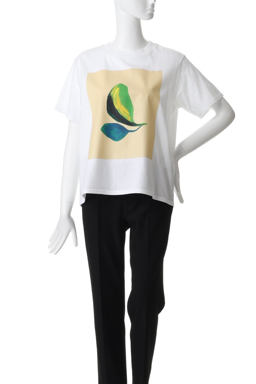 【その他のブランド/Other】のリーフグラフィックTシャツ 人気、トレンドファッション・服の通販 founy(ファニー) 　ファッション　Fashion　レディースファッション　Fashion for Women　トップス・カットソー　Cut & Sew Tops　シャツ・ブラウス・オフィスカジュアル　Elegant Blouses & Button-Ups　ロングTシャツ・Tシャツ　Longline T-Shirts & Tees　カットソー・ベーシックTシャツ　Cut-and-Sewn Tops / Stretch Tees & Basics　なめらか　Smooth, Silky Texture　グラフィック　Graphic, Graphic Design　ショート　Short, Short Length　スリーブ　Sleeve, Long Sleeve / Short Sleeve　ハーフ　Half, Half-Length　フラワー　Flower, Floral　プリント　Print, Printed Pattern　モチーフ　Motif, Design Theme　リーフ　Leaf, Botanical Leaf　other-2|ID: prp329100004932531 ipo3291000000037022072