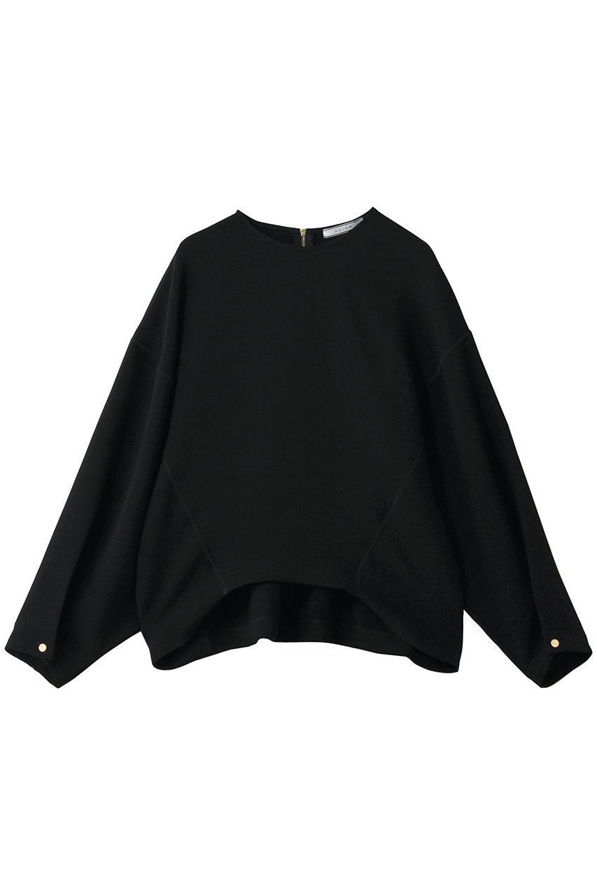 【ベイジ,/BEIGE,】のBROOM(ブルーム)/スウェット風ライトフォルムプルオーバー インテリア・キッズ・メンズ・レディースファッション・服の通販 founy(ファニー) 　ファッション　Fashion　レディースファッション　Fashion for Women　トップス・カットソー　Cut & Sew Tops　シャツ・ブラウス・オフィスカジュアル　Elegant Blouses & Button-Ups　レディースパーカー・カジュアルフーディー　Casual Hoodies & Sweatshirts　ロングTシャツ・Tシャツ　Longline T-Shirts & Tees　カジュアルプルオーバー・ニットトップス　Pullovers & Knit Tops / Casual Pullovers　スウェット・クルーネックトップス　Sweatshirts & Crewnecks / Relaxed Fit Sweat Tops　カットソー・ベーシックTシャツ　Cut-and-Sewn Tops / Stretch Tees & Basics　スウェット / スエット　Sweatshirt, Sweatwear　マニッシュ　Mannish, Boyish　エレガント 上品　Elegant　Black|ID: prp329100004932533 ipo3291000000037022085