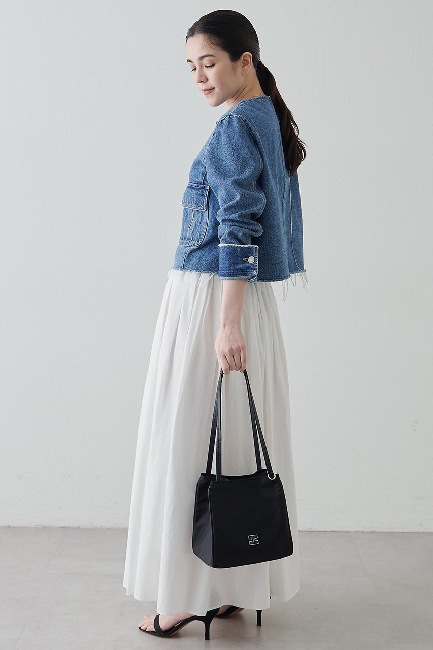 【イアクッチ/IACUCCI】のアーゴ ミニトート NYLON/CERVO 人気、トレンドファッション・服の通販 founy(ファニー) 　ファッション　Fashion　レディースファッション　Fashion for Women　バッグ　Bags　エレガント 上品　Elegant　軽量　Lightweight, Ultra Light　シンプル　Simple, Minimal　なめらか　Smooth, Silky Texture　人気　Popular, Best Seller　バケツ　Bucket, Bucket Style　フォルム　Silhouette, Form　フロント　Front, Front Design　マグネット　Magnet, Magnetic Closure　メタル　Metal, Metal Parts　other-3|ID: prp329100004932542 ipo3291000000037022163