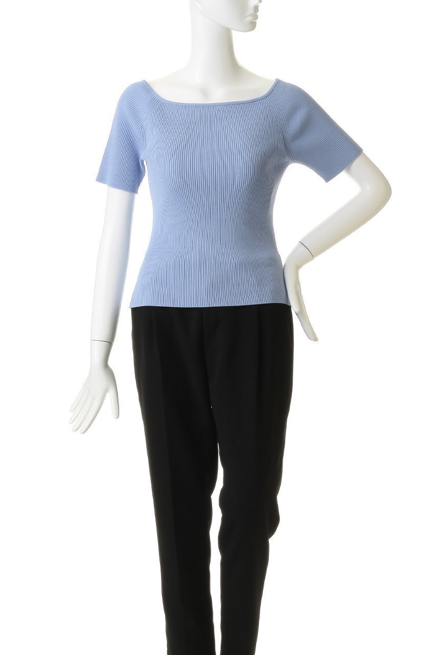 【エリオポール/heliopole】の【NICENICE MOMENT】OPEN SHOULDER SHELL 人気、トレンドファッション・服の通販 founy(ファニー) 　ファッション　Fashion　レディースファッション　Fashion for Women　トップス・カットソー　Cut & Sew Tops　シャツ・ブラウス・オフィスカジュアル　Elegant Blouses & Button-Ups　ロングTシャツ・Tシャツ　Longline T-Shirts & Tees　カットソー・ベーシックTシャツ　Cut-and-Sewn Tops / Stretch Tees & Basics　なめらか　Smooth, Silky Texture　エアリー　Airy Texture　カットソー　Cut and Sewn Top　ショート　Short, Short Length　スリーブ　Sleeve, Long Sleeve / Short Sleeve　デコルテ　Décolleté, Neckline　半袖　Short Sleeve, Half Sleeve　other-2|ID: prp329100004932564 ipo3291000000037022307