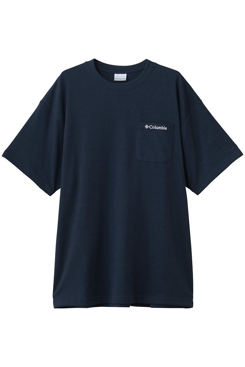 【コロンビア/Columbia / MEN】の【MEN】ルックアウトスパイアショートスリーブTシャツ インテリア・キッズ・メンズ・レディースファッション・服の通販 founy(ファニー) 　ファッション　Fashion　メンズファッション　Fashion for Men　トップス・カットソー　Cut & Sew Tops　メンズシャツ　Shirts　アウトドア　Outdoor Clothing　ショート　Short, Short Length　シンプル　Simple, Minimal　スリーブ　Sleeve, Long Sleeve / Short Sleeve　ポケット　Pocket, Pocket Detail　Collegiate Navy|ID: prp329100004932575 ipo3291000000037022377