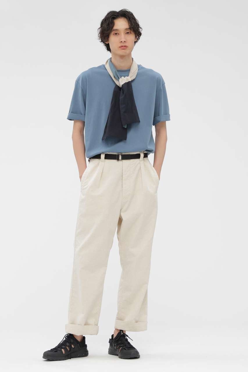 【その他のブランド/Other】のFINE DENSE COTTON JERSEY TOP 人気、トレンドファッション・服の通販 founy(ファニー) 　ファッション　Fashion　レディースファッション　Fashion for Women　トップス・カットソー　Cut & Sew Tops　シャツ・ブラウス・オフィスカジュアル　Elegant Blouses & Button-Ups　ロングTシャツ・Tシャツ　Longline T-Shirts & Tees　カットソー・ベーシックTシャツ　Cut-and-Sewn Tops / Stretch Tees & Basics　ショート　Short, Short Length　シンプル　Simple, Minimal　スリーブ　Sleeve, Long Sleeve / Short Sleeve　バランス　Balance, Style Balance　リラックス　Relax, Relaxed Fit　エレガント 上品　Elegant　other-3|ID: prp329100004932581 ipo3291000000037022426