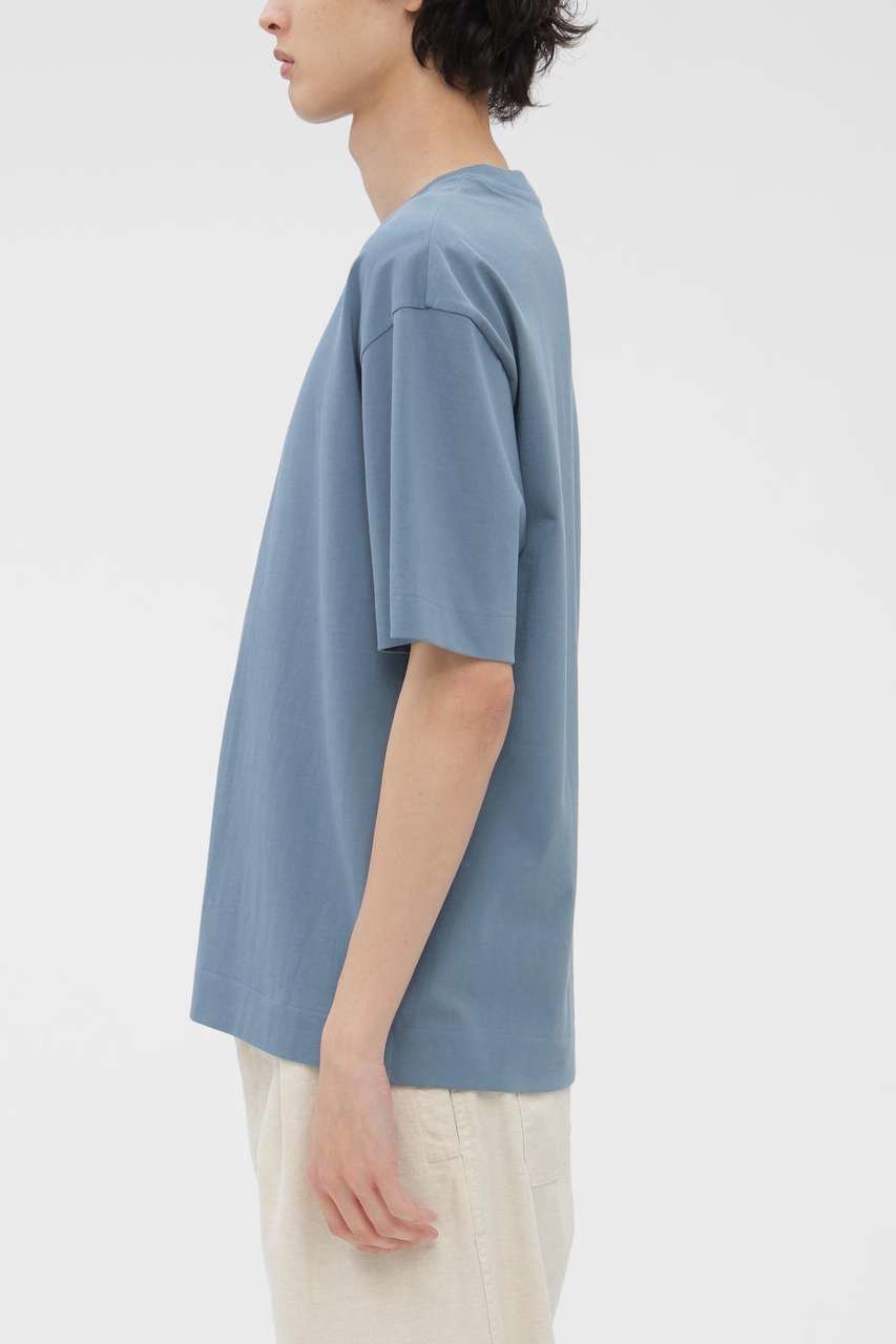 【その他のブランド/Other】のFINE DENSE COTTON JERSEY TOP 人気、トレンドファッション・服の通販 founy(ファニー) 　ファッション　Fashion　レディースファッション　Fashion for Women　トップス・カットソー　Cut & Sew Tops　シャツ・ブラウス・オフィスカジュアル　Elegant Blouses & Button-Ups　ロングTシャツ・Tシャツ　Longline T-Shirts & Tees　カットソー・ベーシックTシャツ　Cut-and-Sewn Tops / Stretch Tees & Basics　ショート　Short, Short Length　シンプル　Simple, Minimal　スリーブ　Sleeve, Long Sleeve / Short Sleeve　バランス　Balance, Style Balance　リラックス　Relax, Relaxed Fit　エレガント 上品　Elegant　other-5|ID: prp329100004932581 ipo3291000000037022429