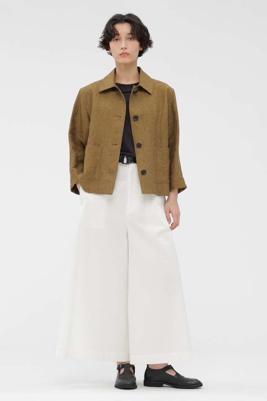 【マーガレットハウエル/MARGARET HOWELL】のLINEN JERSEY TOP 人気、トレンドファッション・服の通販 founy(ファニー) 　ファッション　Fashion　レディースファッション　Fashion for Women　トップス・カットソー　Cut & Sew Tops　シャツ・ブラウス・オフィスカジュアル　Elegant Blouses & Button-Ups　ロングTシャツ・Tシャツ　Longline T-Shirts & Tees　カットソー・ベーシックTシャツ　Cut-and-Sewn Tops / Stretch Tees & Basics　ショート　Short, Short Length　スリーブ　Sleeve, Long Sleeve / Short Sleeve　バランス　Balance, Style Balance　モダン　Modern, Contemporary　リネン　Linen, Linen Fabric　夏　Summer　定番　Standard, Basic Item　other-3|ID: prp329100004932584 ipo3291000000037022445