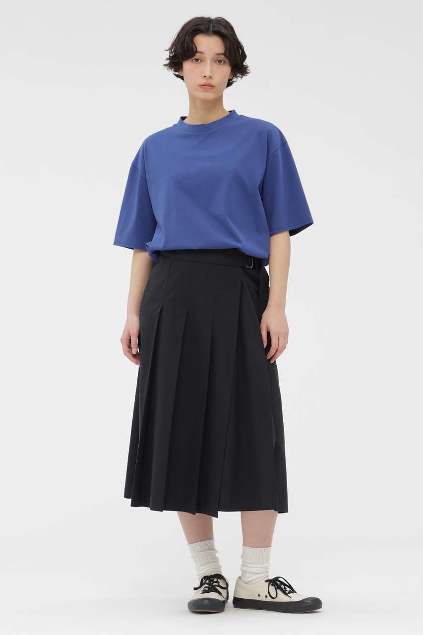 【マーガレットハウエル/MARGARET HOWELL】のLIGHT DENSE COTTON JERSEY TOP 人気、トレンドファッション・服の通販 founy(ファニー) 　ファッション　Fashion　レディースファッション　Fashion for Women　トップス・カットソー　Cut & Sew Tops　シャツ・ブラウス・オフィスカジュアル　Elegant Blouses & Button-Ups　ロングTシャツ・Tシャツ　Longline T-Shirts & Tees　カットソー・ベーシックTシャツ　Cut-and-Sewn Tops / Stretch Tees & Basics　なめらか　Smooth, Silky Texture　ショート　Short, Short Length　スリーブ　Sleeve, Long Sleeve / Short Sleeve　スーピマ　Supima, Premium Cotton　モダン　Modern, Contemporary　other-2|ID: prp329100004932586 ipo3291000000037022459