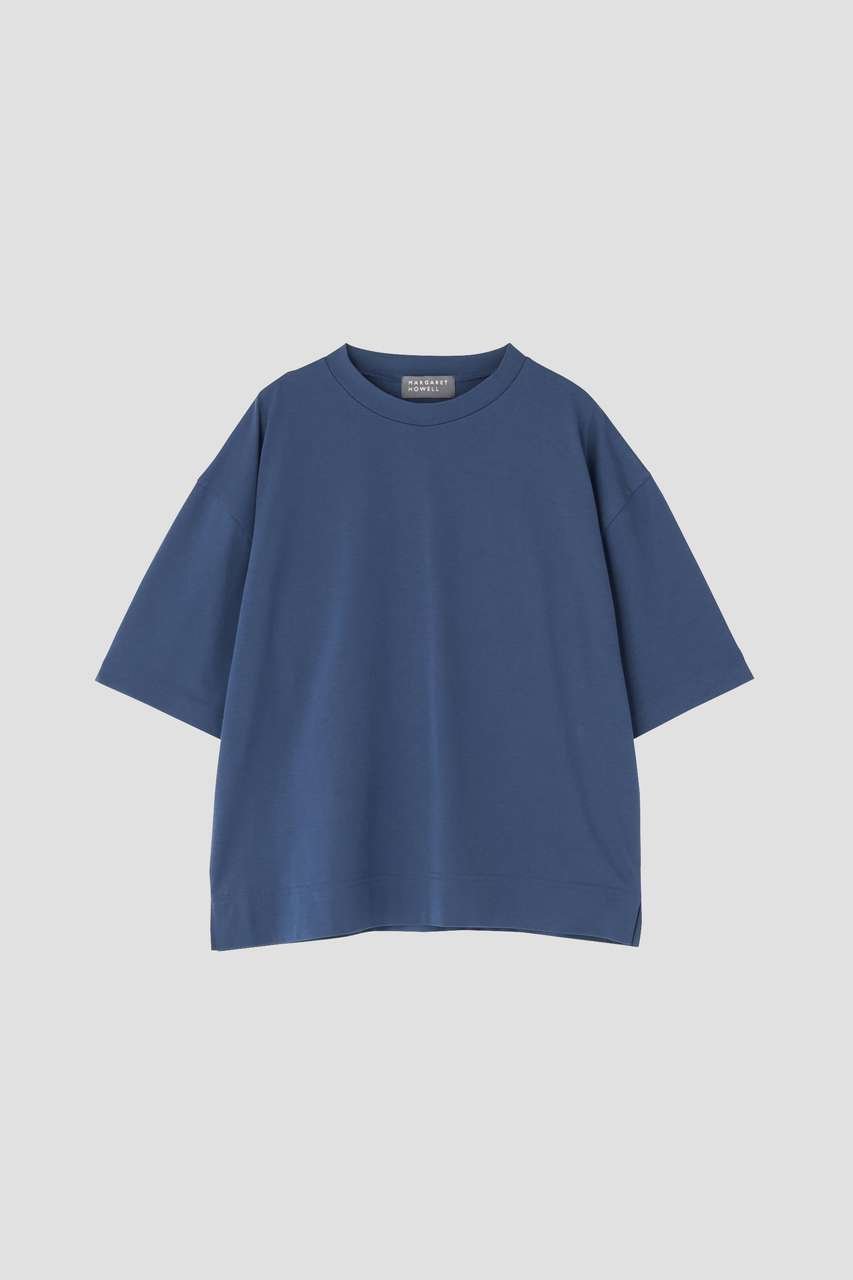 【マーガレットハウエル/MARGARET HOWELL】のLIGHT DENSE COTTON JERSEY TOP 人気、トレンドファッション・服の通販 founy(ファニー) 　ファッション　Fashion　レディースファッション　Fashion for Women　トップス・カットソー　Cut & Sew Tops　シャツ・ブラウス・オフィスカジュアル　Elegant Blouses & Button-Ups　ロングTシャツ・Tシャツ　Longline T-Shirts & Tees　カットソー・ベーシックTシャツ　Cut-and-Sewn Tops / Stretch Tees & Basics　なめらか　Smooth, Silky Texture　ショート　Short, Short Length　スリーブ　Sleeve, Long Sleeve / Short Sleeve　スーピマ　Supima, Premium Cotton　モダン　Modern, Contemporary　other-4|ID: prp329100004932586 ipo3291000000037022463