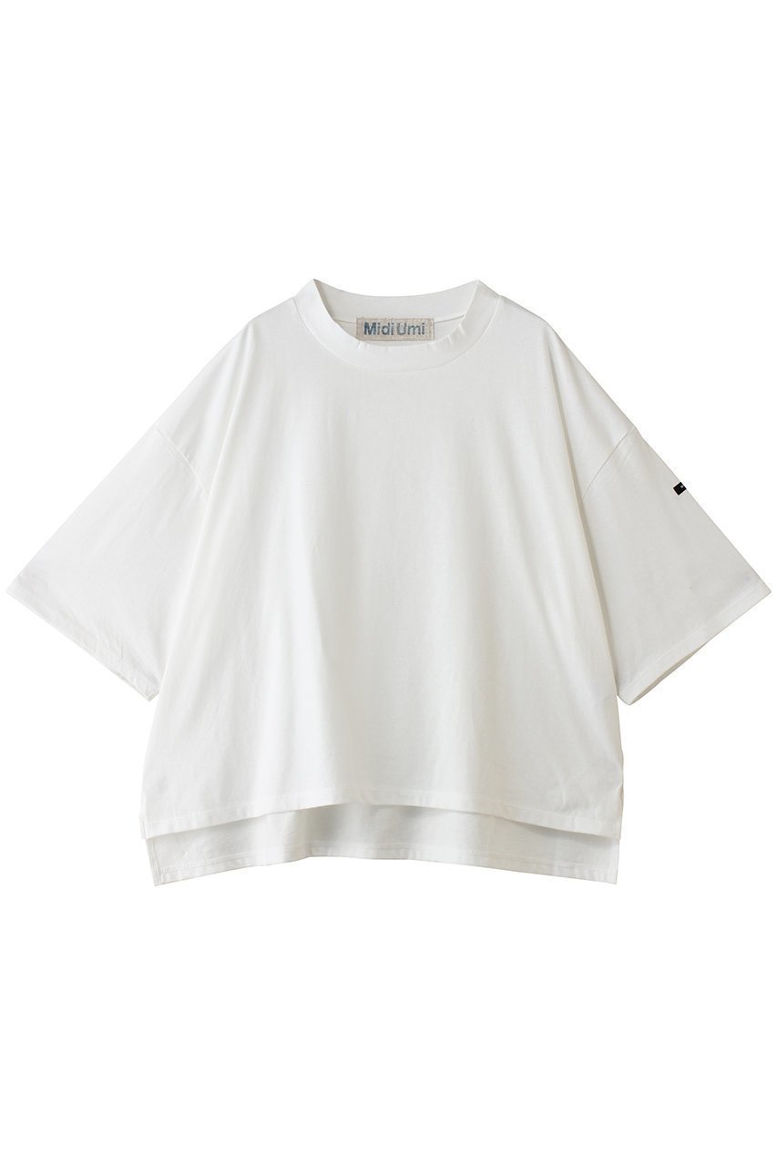 【ミディウミ/MidiUmi】のmock neck wide PO プルオーバー インテリア・キッズ・メンズ・レディースファッション・服の通販 founy(ファニー) 　ファッション　Fashion　レディースファッション　Fashion for Women　トップス・カットソー　Cut & Sew Tops　シャツ・ブラウス・オフィスカジュアル　Elegant Blouses & Button-Ups　ロングTシャツ・Tシャツ　Longline T-Shirts & Tees　カジュアルプルオーバー・ニットトップス　Pullovers & Knit Tops / Casual Pullovers　カットソー・ベーシックTシャツ　Cut-and-Sewn Tops / Stretch Tees & Basics　シンプル　Simple, Minimal　スリット　Slit, Slit Detail　スリーブ　Sleeve, Long Sleeve / Short Sleeve　モックネック　Mock Neck, Short Turtleneck　ロング　Long, Long-Length　ワイド　Wide, Wide Fit　定番　Standard, Basic Item　off white|ID: prp329100004932594 ipo3291000000037022513