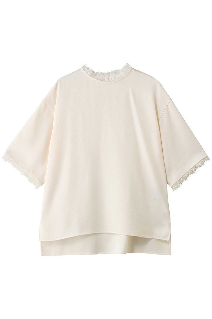 【サードマガジン/THIRD MAGAZINE】のレースTシャツブラウス インテリア・キッズ・メンズ・レディースファッション・服の通販 founy(ファウニー) https://founy.com/ ファッション Fashion レディースファッション Fashion for Women トップス・カットソー Cut & Sew Tops シャツ・ブラウス・オフィスカジュアル Elegant Blouses & Button-Ups ロングTシャツ・Tシャツ Longline T-Shirts & Tees ショート Short, Short Length スリーブ Sleeve, Long Sleeve / Short Sleeve デニム Denim, Jeans Material レース Lace, Lace Fabric 洗える Machine Washable |ID: prp329100004932601 ipo3291000000037022567