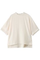 【サードマガジン/THIRD MAGAZINE】のレースTシャツブラウス 人気、トレンドファッション・服の通販 founy(ファニー) ファッション Fashion レディースファッション Fashion for Women トップス・カットソー Cut & Sew Tops シャツ・ブラウス・オフィスカジュアル Elegant Blouses & Button-Ups ロングTシャツ・Tシャツ Longline T-Shirts & Tees ショート Short, Short Length スリーブ Sleeve, Long Sleeve / Short Sleeve デニム Denim, Jeans Material レース Lace, Lace Fabric 洗える Machine Washable thumbnail アイボリー|ID: prp329100004932601 ipo3291000000037022569