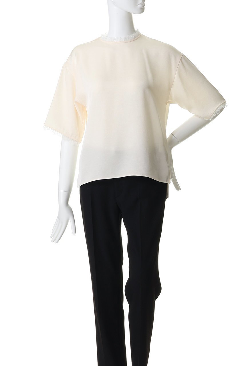 【サードマガジン/THIRD MAGAZINE】のレースTシャツブラウス 人気、トレンドファッション・服の通販 founy(ファニー) 　ファッション　Fashion　レディースファッション　Fashion for Women　トップス・カットソー　Cut & Sew Tops　シャツ・ブラウス・オフィスカジュアル　Elegant Blouses & Button-Ups　ロングTシャツ・Tシャツ　Longline T-Shirts & Tees　ショート　Short, Short Length　スリーブ　Sleeve, Long Sleeve / Short Sleeve　デニム　Denim, Jeans Material　レース　Lace, Lace Fabric　洗える　Machine Washable　other-2|ID: prp329100004932601 ipo3291000000037022573