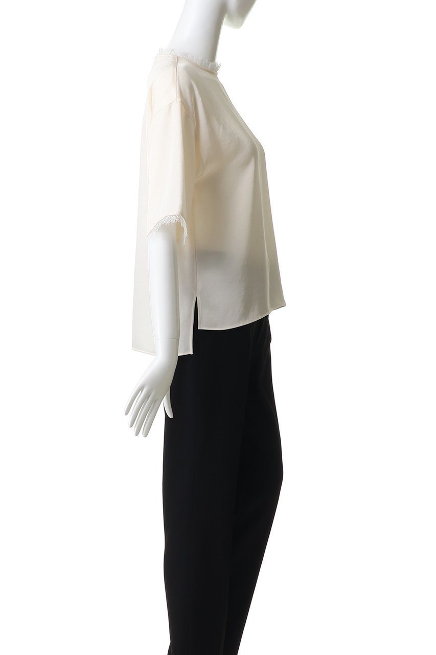 【サードマガジン/THIRD MAGAZINE】のレースTシャツブラウス 人気、トレンドファッション・服の通販 founy(ファニー) 　ファッション　Fashion　レディースファッション　Fashion for Women　トップス・カットソー　Cut & Sew Tops　シャツ・ブラウス・オフィスカジュアル　Elegant Blouses & Button-Ups　ロングTシャツ・Tシャツ　Longline T-Shirts & Tees　ショート　Short, Short Length　スリーブ　Sleeve, Long Sleeve / Short Sleeve　デニム　Denim, Jeans Material　レース　Lace, Lace Fabric　洗える　Machine Washable　other-3|ID: prp329100004932601 ipo3291000000037022575