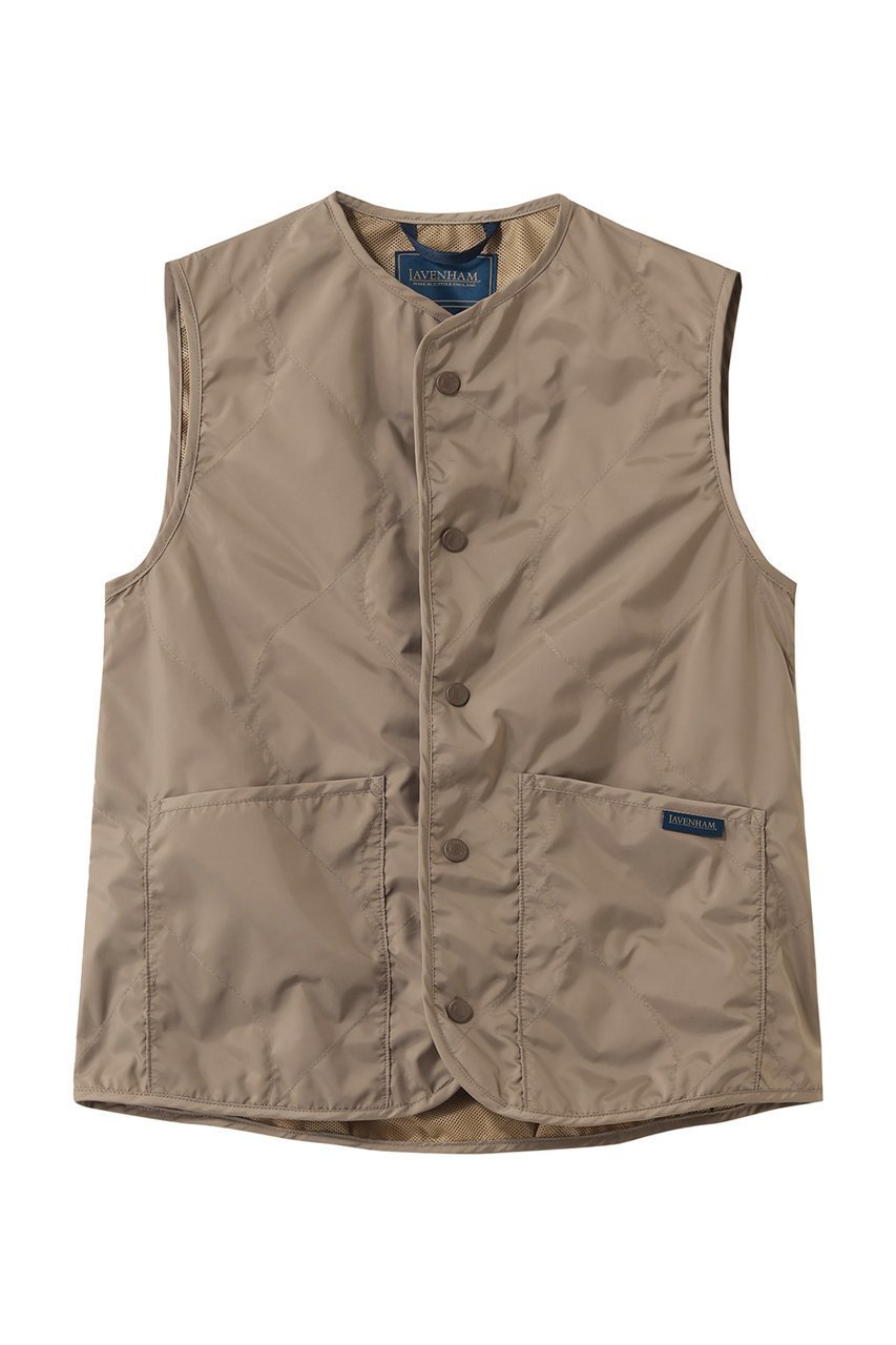 【ラベンハム/lavenham】のUNWADDED COCOON THORNHAM インテリア・キッズ・メンズ・レディースファッション・服の通販 founy(ファニー) 　ファッション　Fashion　レディースファッション　Fashion for Women　アウター　Coat / Outerwear Collection　レディースジャケット・軽アウター　Jackets　ブルゾンジャケット・スポーティアウター　Blouson Jackets　キルティング　Quilted, Quilting　クラシカル　Classical, Vintage-Inspired　ジャケット　Jacket, Outerwear　ブルゾン　Blouson, Bomber Jacket　ベスト　Vest, Waistcoat　ポケット　Pocket, Pocket Detail　エレガント 上品　Elegant　夏　Summer　春　Spring　S/S・春夏　SS, Spring/Summer, Warm Season　トープ|ID: prp329100004932616 ipo3291000000037022688