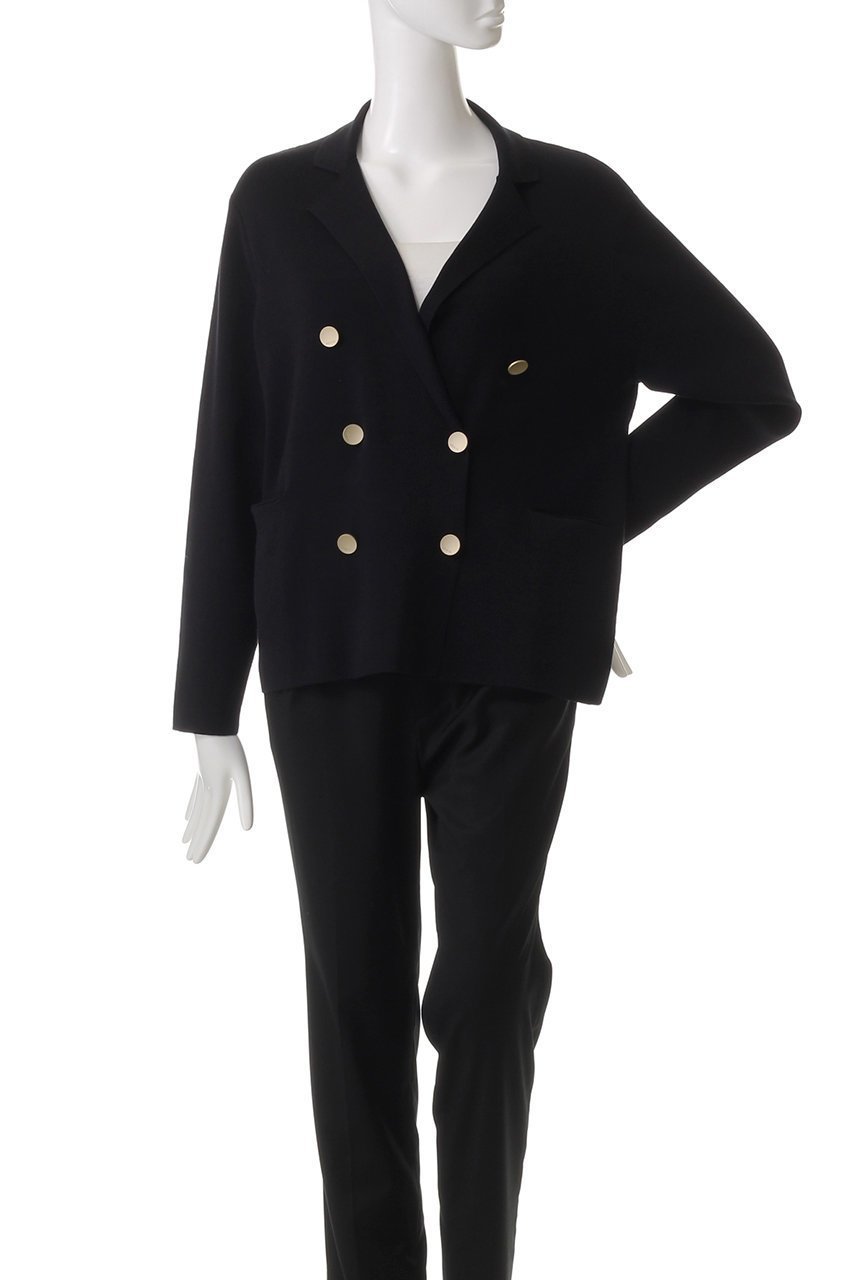 【エブール/ebure】のコットンシルク ニットジャケットカーディガン 人気、トレンドファッション・服の通販 founy(ファニー) 　ファッション　Fashion　レディースファッション　Fashion for Women　アウター　Coat / Outerwear Collection　なめらか　Smooth, Silky Texture　カーディガン　Cardigan, Knitwear　シルク　Silk, 100% Silk　ジャケット　Jacket, Outerwear　ストレッチ　Stretch, Stretchy Fabric　リュクス　Luxury, Elegant, High-End, Chic　吸水　Absorbent, Quick-Dry　other-2|ID: prp329100004932619 ipo3291000000037022707