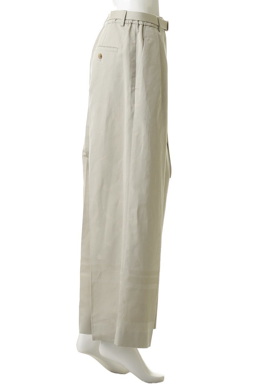 【エブール/ebure】のコットンリネンジャカード バックゴムワイドパンツ 人気、トレンドファッション・服の通販 founy(ファニー) 　ファッション　Fashion　レディースファッション　Fashion for Women　パンツ　Pants & Trousers　バッグ　Bags　シルケット　Silket, Silky Cotton　シンプル　Simple, Minimal　ジャカード／ジャガード　Jacquard, Woven Pattern　ストレート　Straight, Straight Cut　デスク　Desk, Work Desk　フィット　Fit, Slim Fit　ワイド　Wide, Wide Fit　ワーク　Workwear, Utility Style　エレガント 上品　Elegant　other-3|ID: prp329100004932628 ipo3291000000037022753