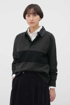 【マーガレットハウエル/MARGARET HOWELL】のMATTE JERSEY TOP 人気、トレンドファッション・服の通販 founy(ファニー) ファッション Fashion レディースファッション Fashion for Women トップス・カットソー Cut & Sew Tops シャツ・ブラウス・オフィスカジュアル Elegant Blouses & Button-Ups ロングTシャツ・Tシャツ Longline T-Shirts & Tees カットソー・ベーシックTシャツ Cut-and-Sewn Tops / Stretch Tees & Basics カッティング Cutting Detail クラシック Classic, Timeless Style スリーブ Sleeve, Long Sleeve / Short Sleeve ツイル Twist, Twisted Detail ブロック Block, Solid Block Pattern プリント Print, Printed Pattern ロング Long, Long-Length thumbnail グレー|ID: prp329100004932635 ipo3291000000037022794