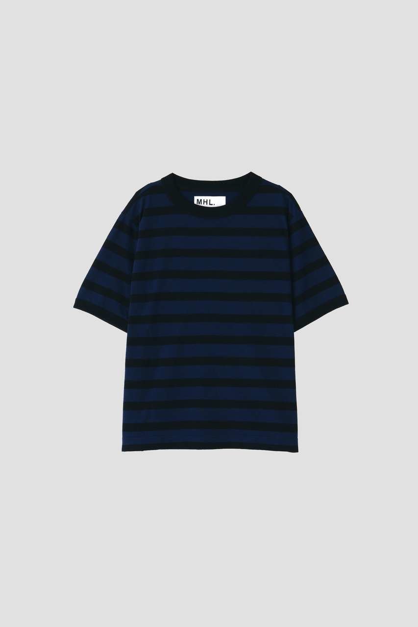 【マーガレットハウエル/MARGARET HOWELL】のCOTTON LINEN STRIPE JERSEY (オンラインショップ限定) 人気、トレンドファッション・服の通販 founy(ファニー) 　ファッション　Fashion　レディースファッション　Fashion for Women　トップス・カットソー　Cut & Sew Tops　シャツ・ブラウス・オフィスカジュアル　Elegant Blouses & Button-Ups　ロングTシャツ・Tシャツ　Longline T-Shirts & Tees　カットソー・ベーシックTシャツ　Cut-and-Sewn Tops / Stretch Tees & Basics　ショート　Short, Short Length　シンプル　Simple, Minimal　スリーブ　Sleeve, Long Sleeve / Short Sleeve　リネン　Linen, Linen Fabric　リラックス　Relax, Relaxed Fit　定番　Standard, Basic Item　other-3|ID: prp329100004932638 ipo3291000000037022826