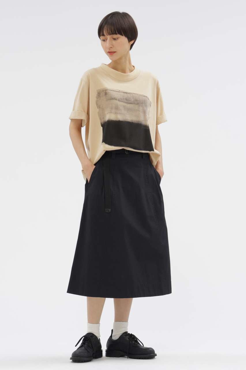 【マーガレットハウエル/MARGARET HOWELL】のLIGHT ORGANIC COTTON JERSEY TOP 人気、トレンドファッション・服の通販 founy(ファニー) 　ファッション　Fashion　レディースファッション　Fashion for Women　トップス・カットソー　Cut & Sew Tops　シャツ・ブラウス・オフィスカジュアル　Elegant Blouses & Button-Ups　ロングTシャツ・Tシャツ　Longline T-Shirts & Tees　カットソー・ベーシックTシャツ　Cut-and-Sewn Tops / Stretch Tees & Basics　ショート　Short, Short Length　シルク　Silk, 100% Silk　ストライプ　Stripe, Striped Pattern　スリーブ　Sleeve, Long Sleeve / Short Sleeve　ネップ　Nepp, Slub Yarn　ハーフ　Half, Half-Length　ブロック　Block, Solid Block Pattern　プリント　Print, Printed Pattern　other-2|ID: prp329100004932639 ipo3291000000037022830