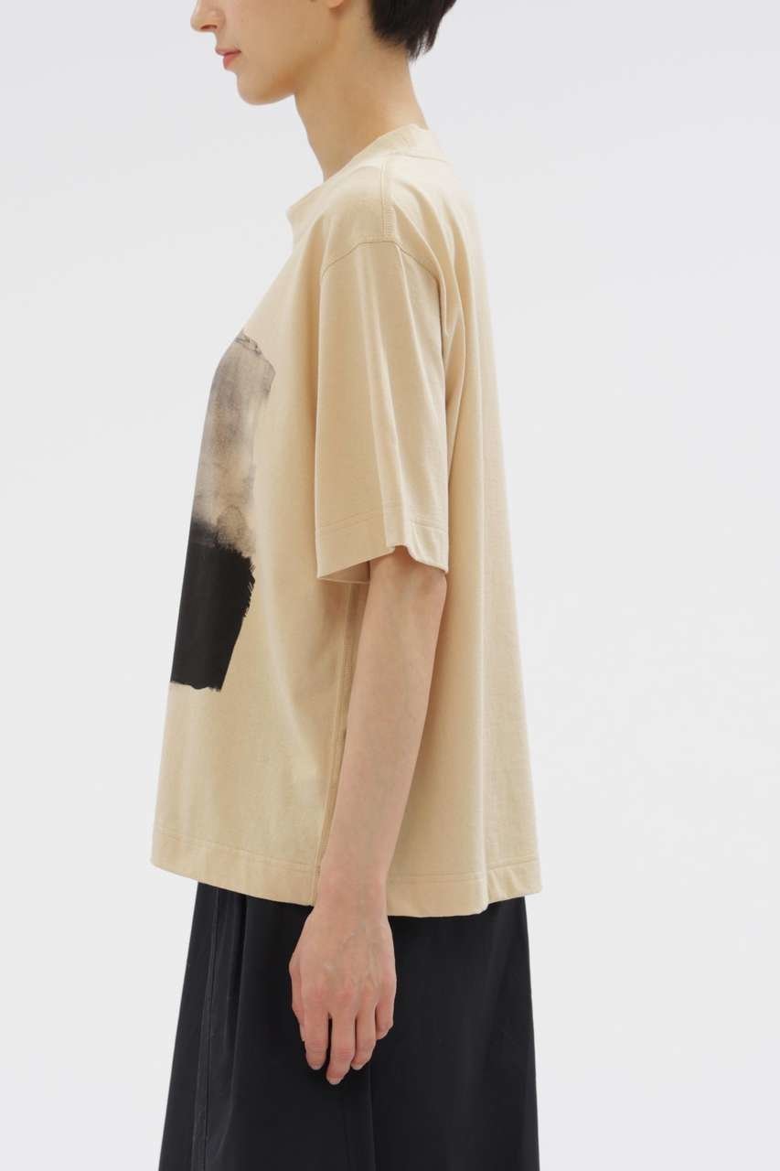 【マーガレットハウエル/MARGARET HOWELL】のLIGHT ORGANIC COTTON JERSEY TOP 人気、トレンドファッション・服の通販 founy(ファニー) 　ファッション　Fashion　レディースファッション　Fashion for Women　トップス・カットソー　Cut & Sew Tops　シャツ・ブラウス・オフィスカジュアル　Elegant Blouses & Button-Ups　ロングTシャツ・Tシャツ　Longline T-Shirts & Tees　カットソー・ベーシックTシャツ　Cut-and-Sewn Tops / Stretch Tees & Basics　ショート　Short, Short Length　シルク　Silk, 100% Silk　ストライプ　Stripe, Striped Pattern　スリーブ　Sleeve, Long Sleeve / Short Sleeve　ネップ　Nepp, Slub Yarn　ハーフ　Half, Half-Length　ブロック　Block, Solid Block Pattern　プリント　Print, Printed Pattern　other-3|ID: prp329100004932639 ipo3291000000037022831