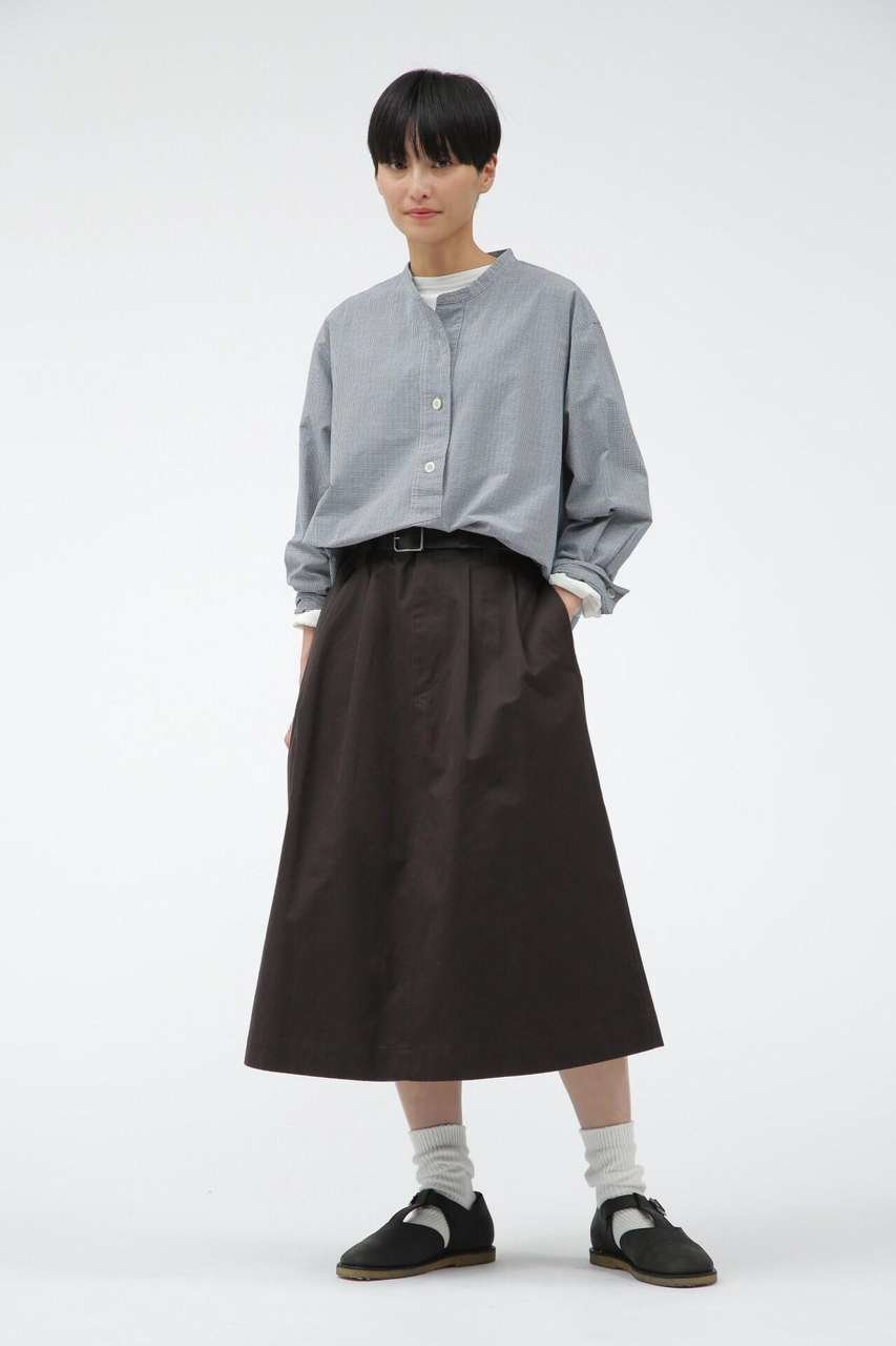 【マーガレットハウエル/MARGARET HOWELL】のTINY GINGHAM COTTON 人気、トレンドファッション・服の通販 founy(ファニー) 　ファッション　Fashion　レディースファッション　Fashion for Women　トップス・カットソー　Cut & Sew Tops　シャツ・ブラウス・オフィスカジュアル　Elegant Blouses & Button-Ups　ロングTシャツ・Tシャツ　Longline T-Shirts & Tees　カットソー・ベーシックTシャツ　Cut-and-Sewn Tops / Stretch Tees & Basics　キャラクター　Character, Licensed Characters　ギンガム　Gingham, Gingham Fabric　スリーブ　Sleeve, Long Sleeve / Short Sleeve　チェック　Check, Plaid, Tartan　フィット　Fit, Slim Fit　リラックス　Relax, Relaxed Fit　ロング　Long, Long-Length　other-2|ID: prp329100004932643 ipo3291000000037022862