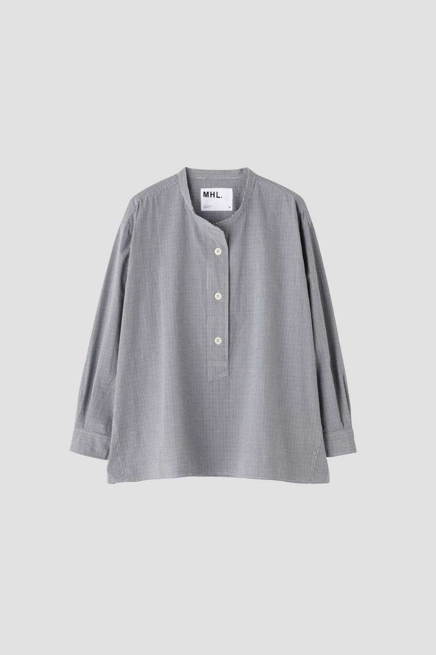 【マーガレットハウエル/MARGARET HOWELL】のTINY GINGHAM COTTON 人気、トレンドファッション・服の通販 founy(ファニー) 　ファッション　Fashion　レディースファッション　Fashion for Women　トップス・カットソー　Cut & Sew Tops　シャツ・ブラウス・オフィスカジュアル　Elegant Blouses & Button-Ups　ロングTシャツ・Tシャツ　Longline T-Shirts & Tees　カットソー・ベーシックTシャツ　Cut-and-Sewn Tops / Stretch Tees & Basics　キャラクター　Character, Licensed Characters　ギンガム　Gingham, Gingham Fabric　スリーブ　Sleeve, Long Sleeve / Short Sleeve　チェック　Check, Plaid, Tartan　フィット　Fit, Slim Fit　リラックス　Relax, Relaxed Fit　ロング　Long, Long-Length　other-4|ID: prp329100004932643 ipo3291000000037022866