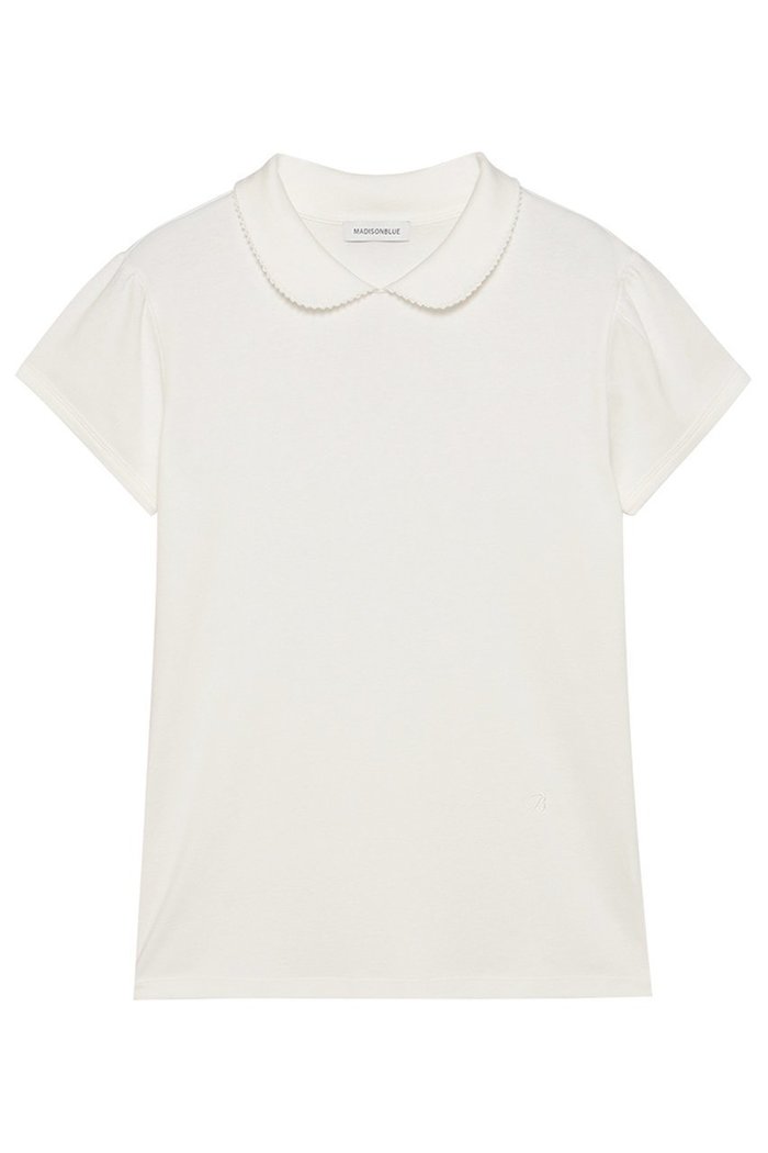 【マディソンブルー/MADISONBLUE】のROUND COLLAR H/S TEE SOFT COTTON ラウンドカラーTシャツ インテリア・キッズ・メンズ・レディースファッション・服の通販 founy(ファウニー) https://founy.com/ ファッション Fashion レディースファッション Fashion for Women トップス・カットソー Cut & Sew Tops シャツ・ブラウス・オフィスカジュアル Elegant Blouses & Button-Ups ロングTシャツ・Tシャツ Longline T-Shirts & Tees カットソー・ベーシックTシャツ Cut-and-Sewn Tops / Stretch Tees & Basics ショート Short, Short Length スリーブ Sleeve, Long Sleeve / Short Sleeve モチーフ Motif, Design Theme ラウンド Round, Round Neck |ID: prp329100004932650 ipo3291000000037022932