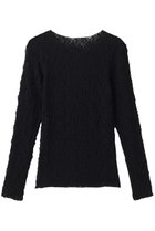 【マルティニーク/martinique】のシャーリングインナー 人気、トレンドファッション・服の通販 founy(ファニー) ファッション Fashion レディースファッション Fashion for Women トップス・カットソー Cut & Sew Tops シャツ・ブラウス・オフィスカジュアル Elegant Blouses & Button-Ups ロングTシャツ・Tシャツ Longline T-Shirts & Tees カットソー・ベーシックTシャツ Cut-and-Sewn Tops / Stretch Tees & Basics おすすめ Recommended / Our Picks インナー Innerwear エレガント 上品 Elegant カットソー Cut and Sewn Top シャーリング Shirring, Ruched ストレッチ Stretch, Stretchy Fabric スリーブ Sleeve, Long Sleeve / Short Sleeve ロング Long, Long-Length 再入荷 Restock / Back in Stock 夏 Summer 春 Spring S/S・春夏 SS, Spring/Summer, Warm Season thumbnail ブラック|ID: prp329100004932651 ipo3291000000037022960