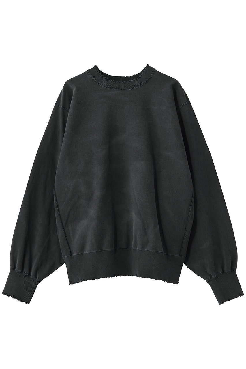 【その他のブランド/Other】の【MEN】VINTAGE WASHED スウェット プルオーバー インテリア・キッズ・メンズ・レディースファッション・服の通販 founy(ファニー) 　ファッション　Fashion　メンズファッション　Fashion for Men　トップス・カットソー　Cut & Sew Tops　パーカー・フーディー / カジュアルコーデ　Hoodies & Parkas　メンズシャツ　Shirts　スウェット / スエット　Sweatshirt, Sweatwear　ダメージ　Distressed, Destroyed　ブラック|ID: prp329100004932653 ipo3291000000037023003
